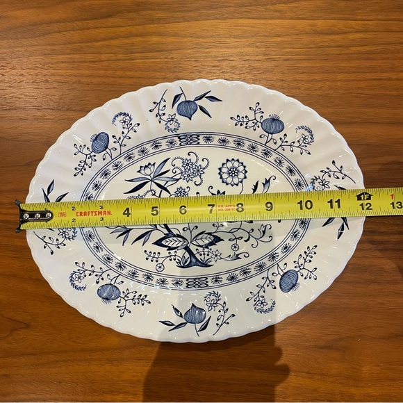 Replacement Blue Nordic by J&G Meakin English Ironstone Hand-Engraved  Platter - Picture 6 of 15